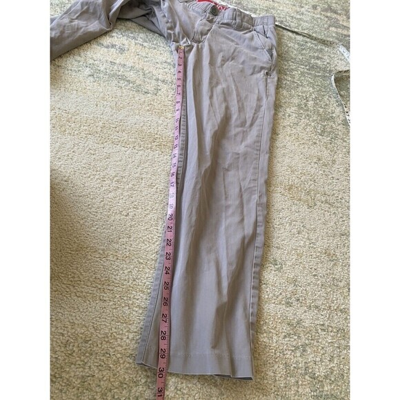 Under Armour UA Golf Tapered Pants Men's 32x32 Tan Lightweight Red Waistband - Picture 5 of 10